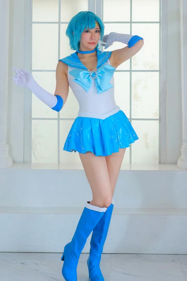    [Cosplay][HERESY] Ringo Mitsuki 林檎蜜紀 - 僕専用セーラーマーキュリー 性感水手服大尺度角色扮演写真第140张图片