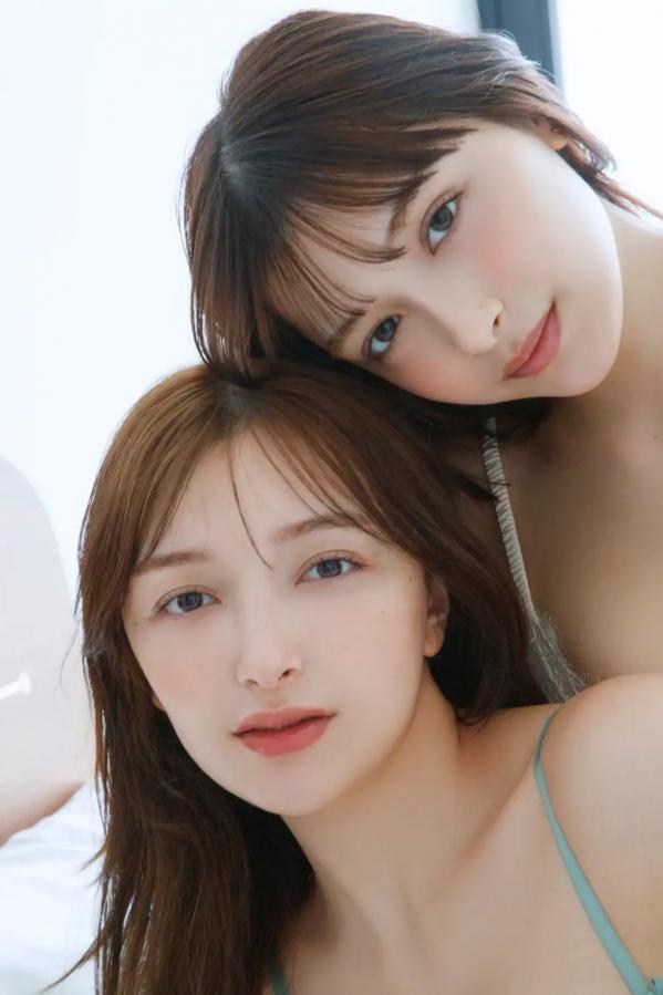    Erika & 百瀬まりな - エリマリ姉妹 清新阳光与性感内衣双人私房写真第32张图片