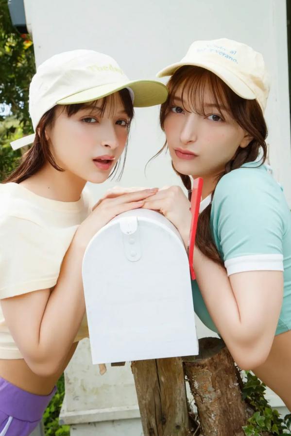    Erika & 百瀬まりな - エリマリ姉妹 清新阳光与性感内衣双人私房写真第71张图片
