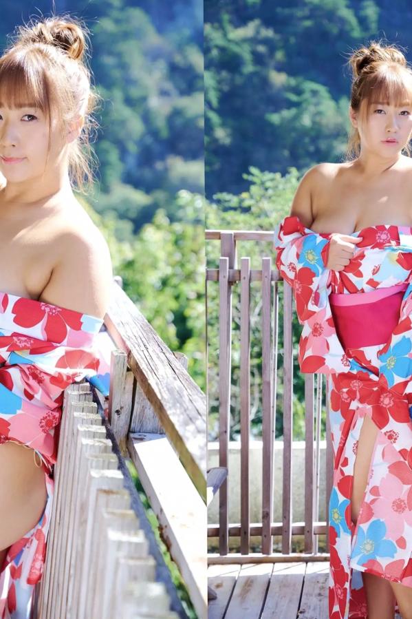    Ako - Ｋカップの想い 日本爆乳女神性感内衣与温泉湿身写真第16张图片