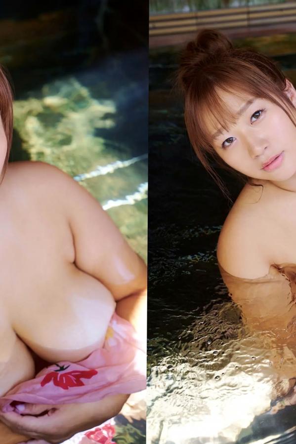    Ako - Ｋカップの想い 日本爆乳女神性感内衣与温泉湿身写真第27张图片