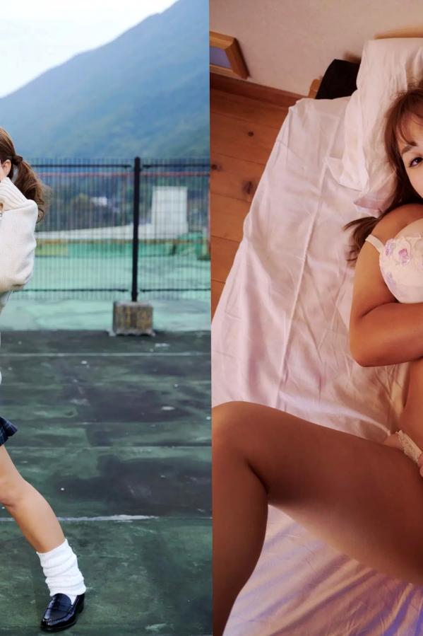    Ako - Ｋカップの想い 日本爆乳女神性感内衣与温泉湿身写真第46张图片
