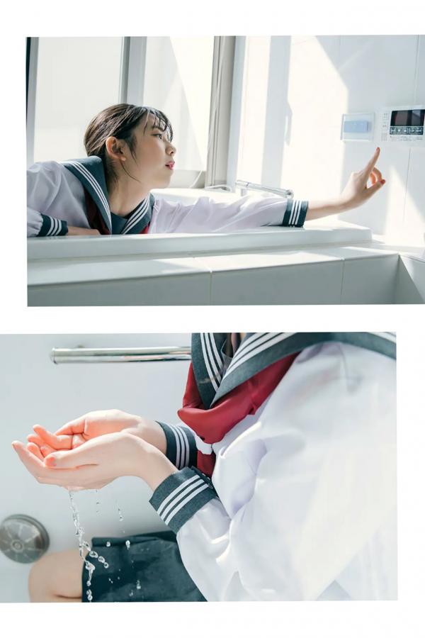    菊地姫奈 - 虚構に恋するプリンセス 日本清纯校服与性感内衣私房写真第63张图片