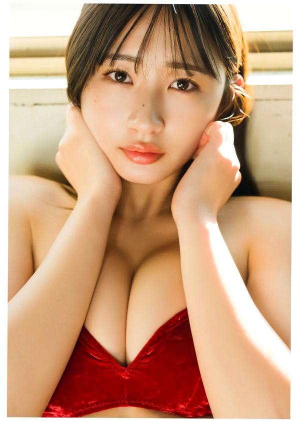    松本日向 - 麗しのシャルマン 红色比基尼弹琴写真 清新优雅女神大片第28张图片