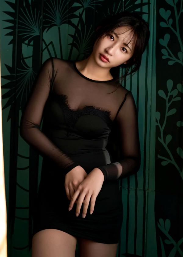    松本日向 - 麗しのシャルマン 红色比基尼弹琴写真 清新优雅女神大片第48张图片