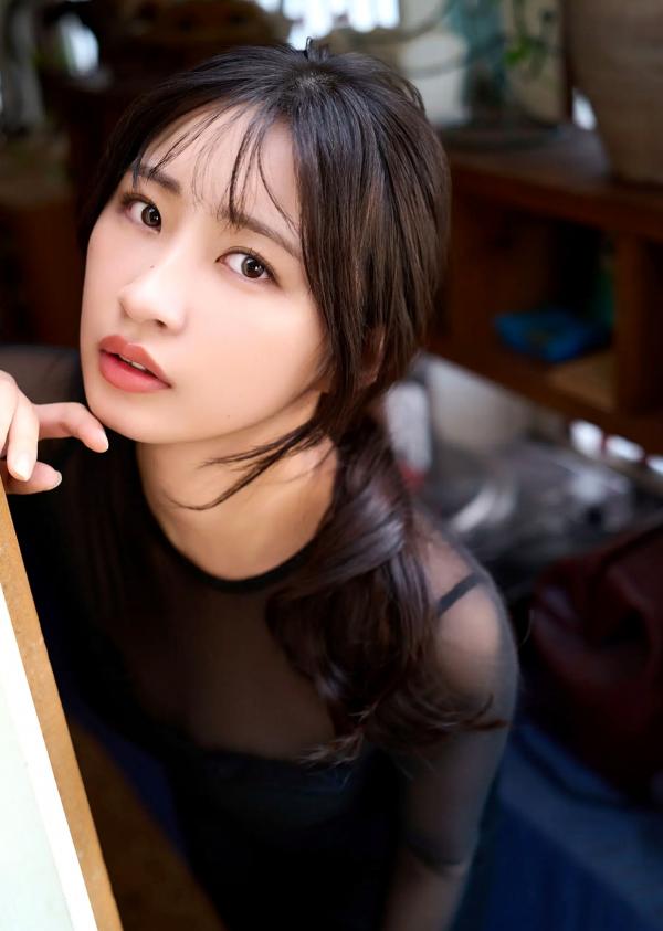    松本日向 - 麗しのシャルマン 红色比基尼弹琴写真 清新优雅女神大片第50张图片
