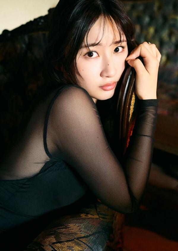    松本日向 - 麗しのシャルマン 红色比基尼弹琴写真 清新优雅女神大片第54张图片