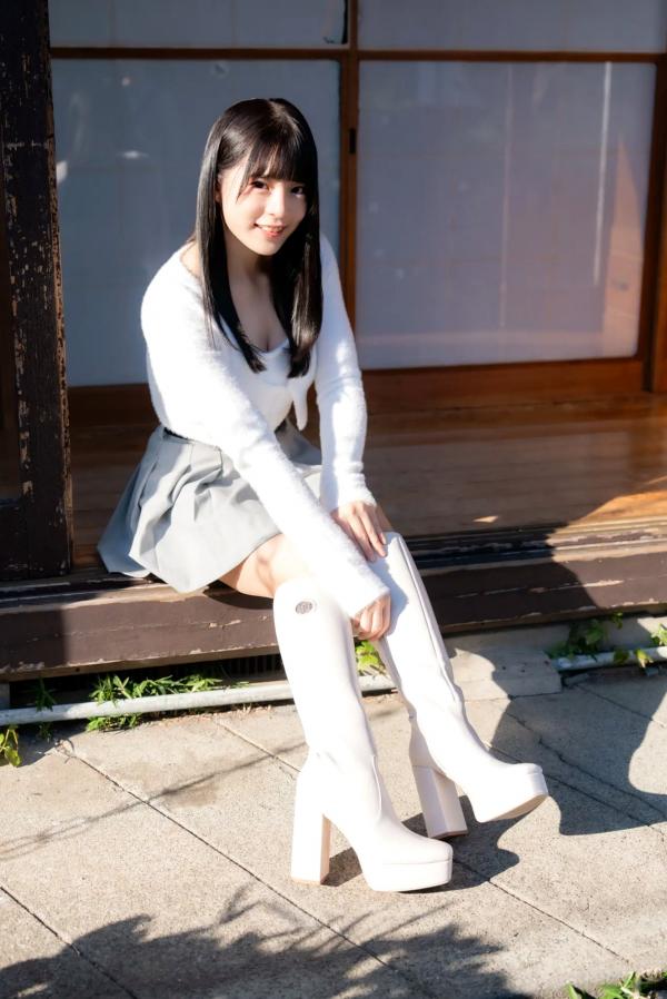    长野雅 - 帰省：日系庭院清纯写真 治愈系白嫩美腿少女第46张图片