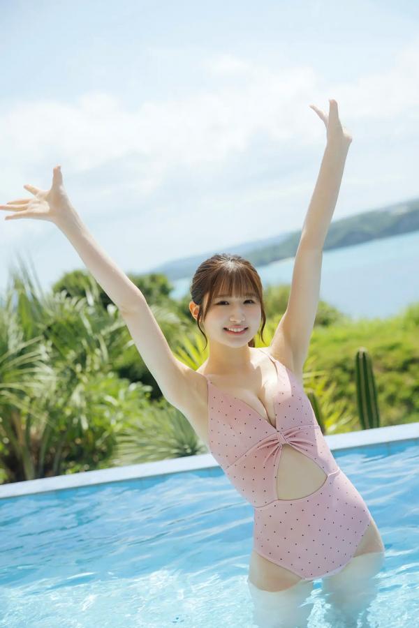    貝賀琴莉 - FLYAWAY 日本清纯美少女海边泳池比基尼写真第31张图片