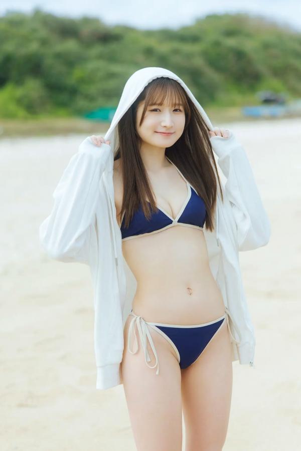    貝賀琴莉 - FLYAWAY 日本清纯美少女海边泳池比基尼写真第48张图片