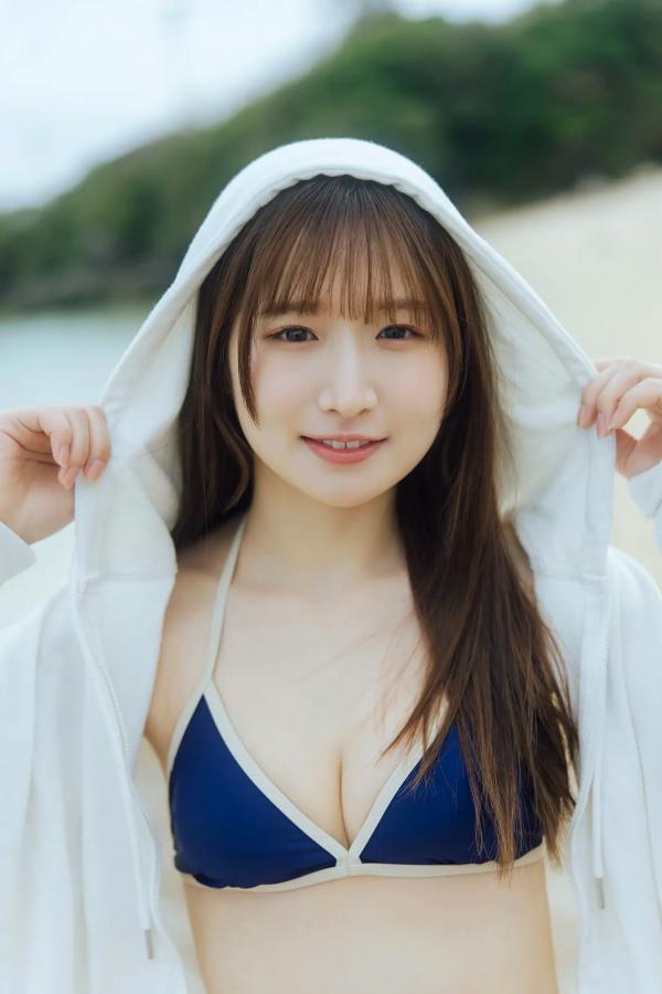    貝賀琴莉 - FLYAWAY 日本清纯美少女海边泳池比基尼写真第50张图片