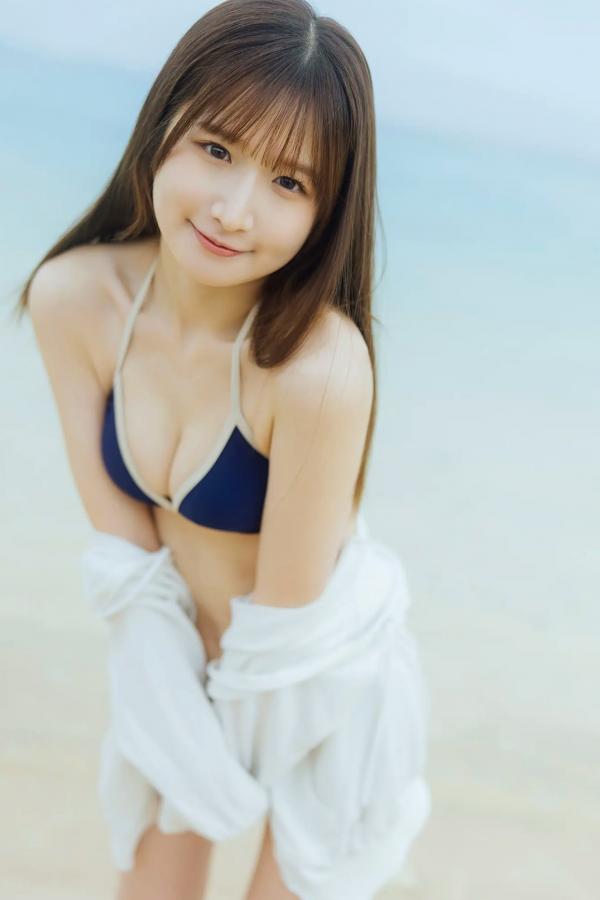    貝賀琴莉 - FLYAWAY 日本清纯美少女海边泳池比基尼写真第52张图片