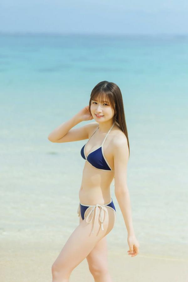    貝賀琴莉 - FLYAWAY 日本清纯美少女海边泳池比基尼写真第56张图片