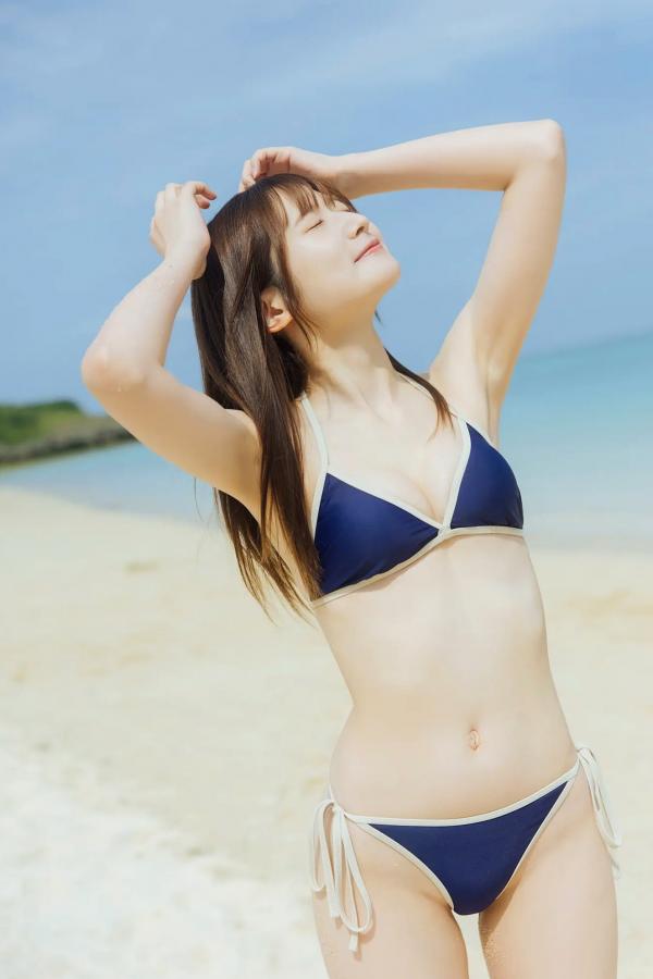    貝賀琴莉 - FLYAWAY 日本清纯美少女海边泳池比基尼写真第69张图片