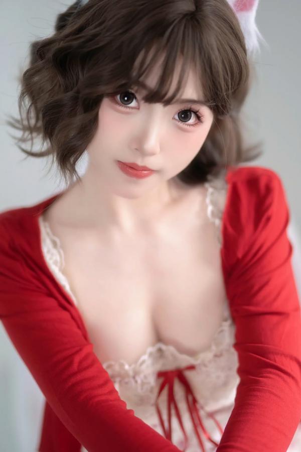    Bangni邦尼 - 限定女友 居家萌系猫耳碎花裙清纯私房美腿写真第5张图片