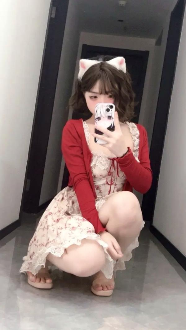    Bangni邦尼 - 限定女友 居家萌系猫耳碎花裙清纯私房美腿写真第15张图片