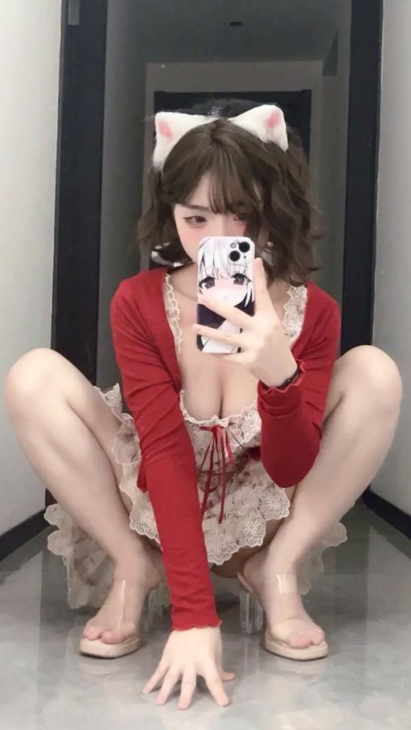    Bangni邦尼 - 限定女友 居家萌系猫耳碎花裙清纯私房美腿写真第18张图片