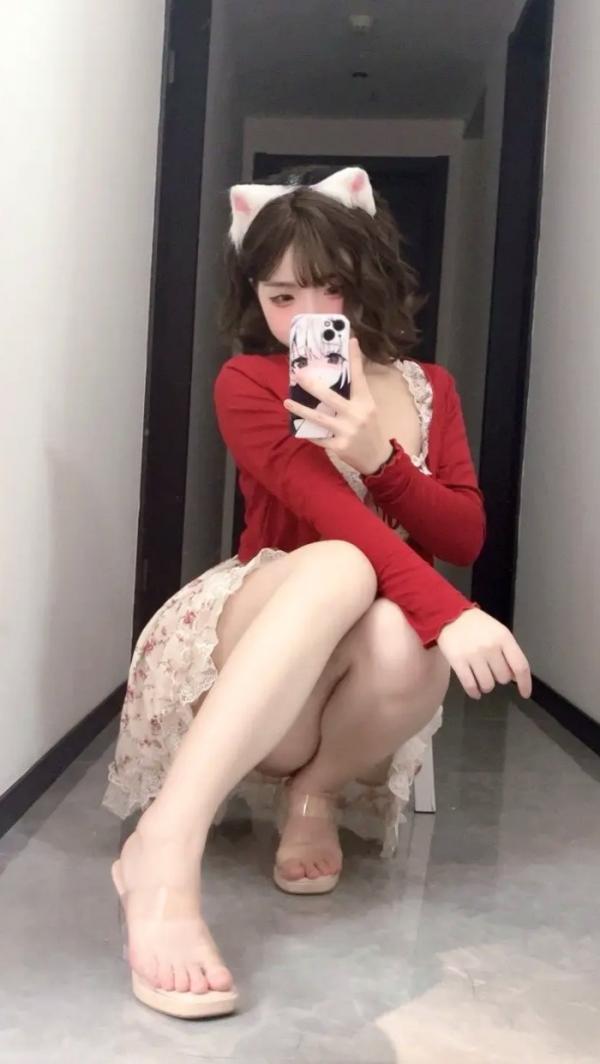    Bangni邦尼 - 限定女友 居家萌系猫耳碎花裙清纯私房美腿写真第20张图片