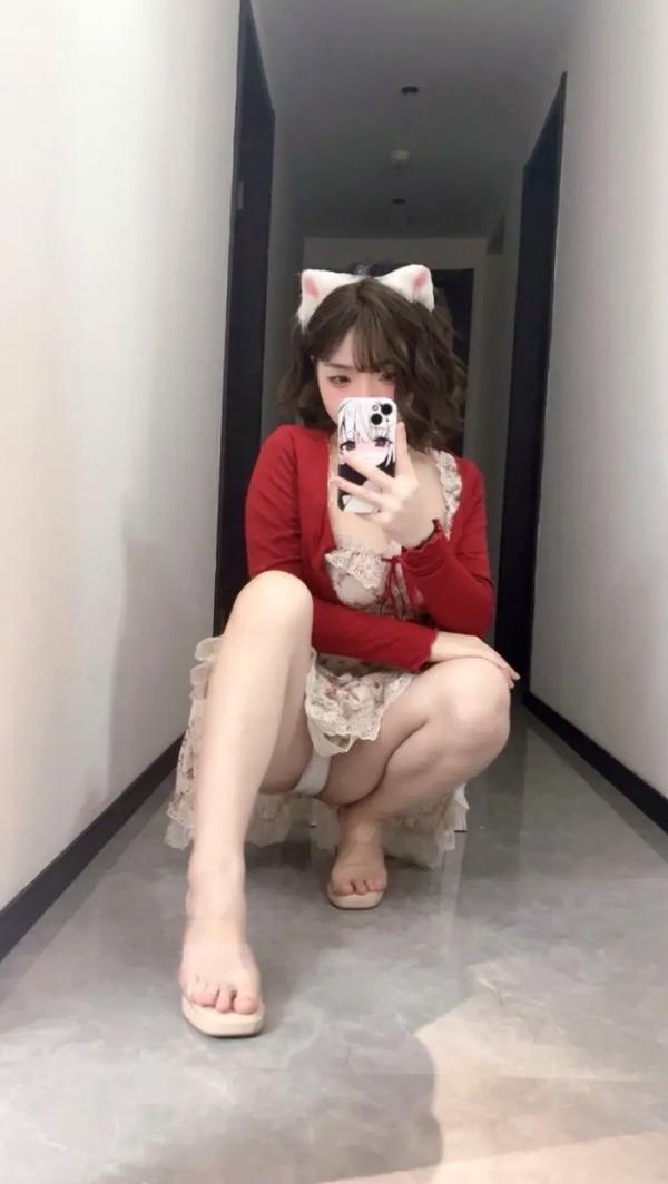    Bangni邦尼 - 限定女友 居家萌系猫耳碎花裙清纯私房美腿写真第21张图片