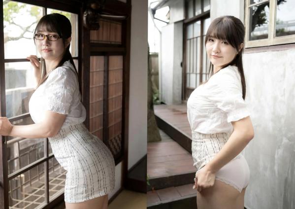    原つむぎ - もしもあのグラドルが若妻だったら：日本若妻蕾丝内衣私房诱惑写真第33张图片