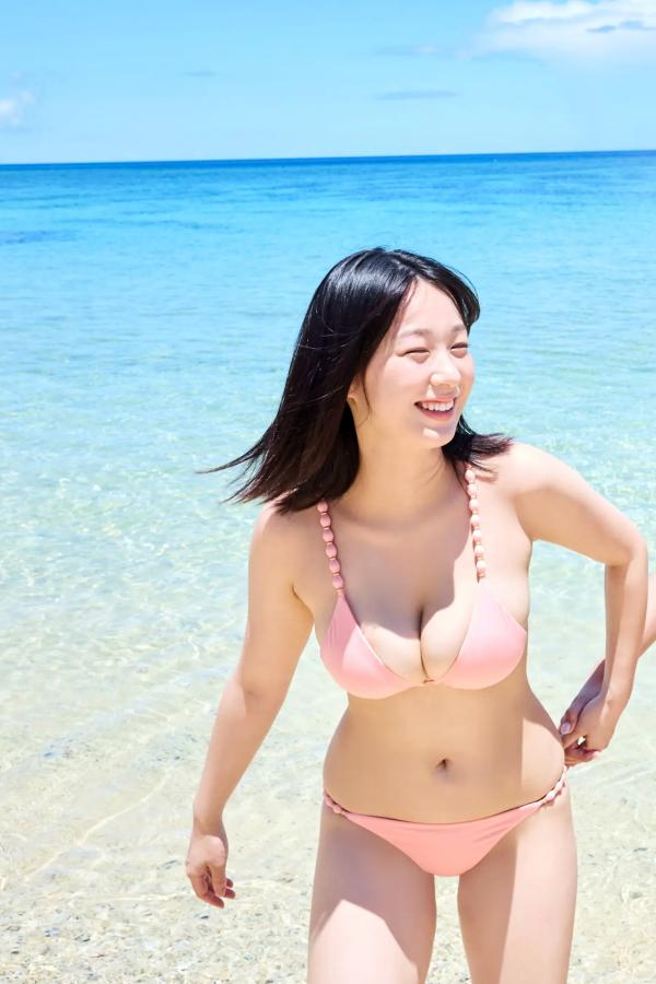    本郷柚巴 榎原依那 溝端葵 髙野真央 - 奇跡のコラボ！！日系性感比基尼泳池沙滩写真第29张图片