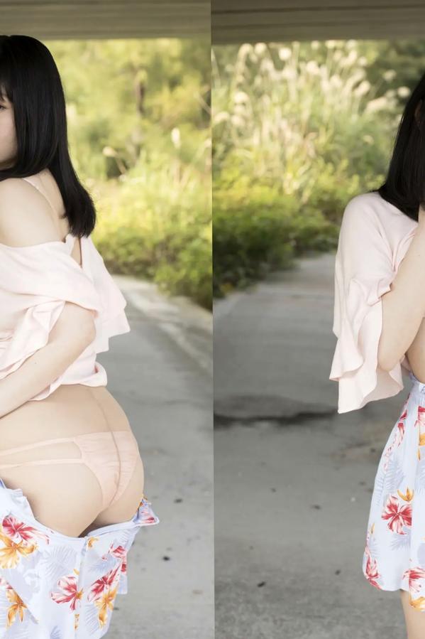   峰尾こずえ - 尻想い：日本性感女神泳池高叉泳衣与内衣诱惑写真第7张图片