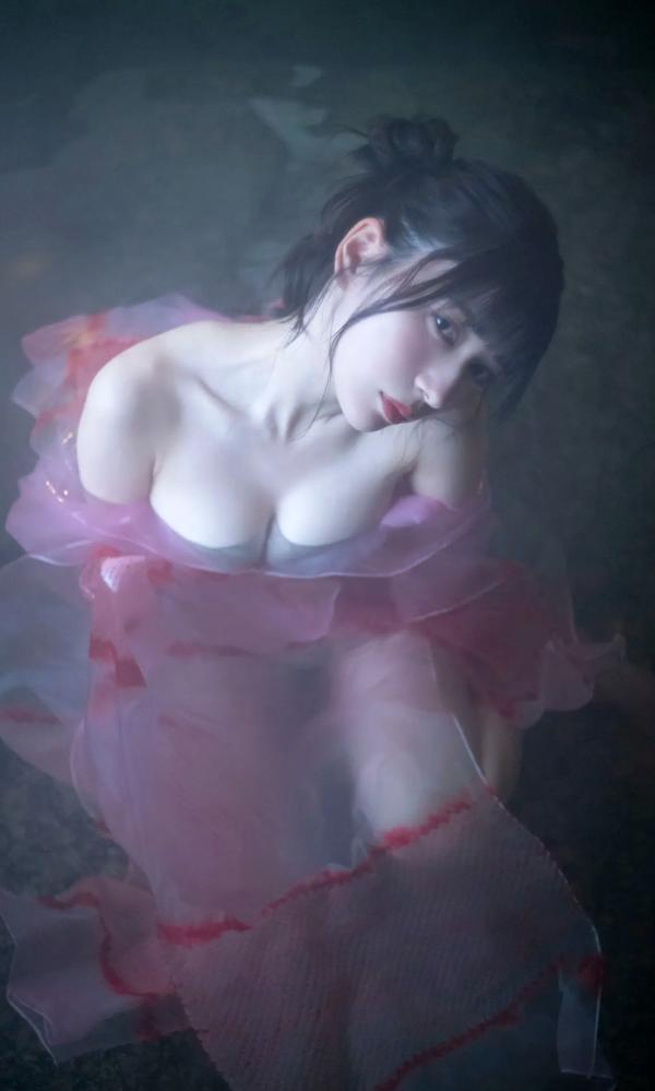    雪平莉左《冬に泳ぐ。～prologue～》日系榻榻米私房性感内衣写真第30张图片