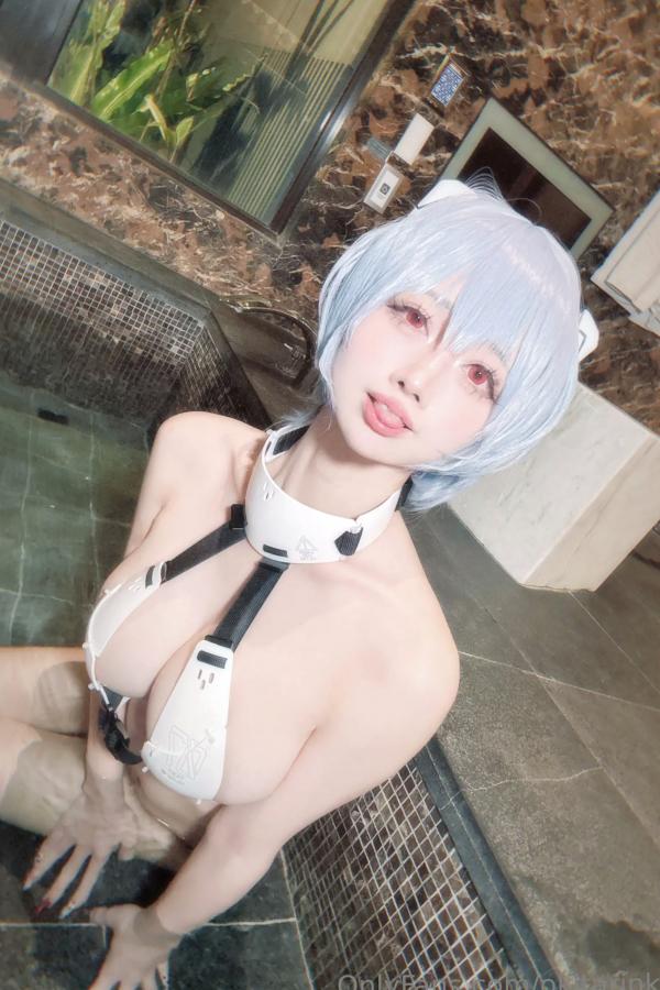   沖田凜花Rinka - Ayanami Rei 绫波丽COS 浴室湿身大尺度性感比基尼写真第2张图片