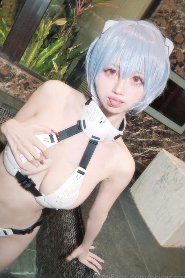   沖田凜花Rinka - Ayanami Rei 绫波丽COS 浴室湿身大尺度性感比基尼写真第10张图片