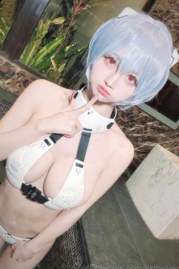   沖田凜花Rinka - Ayanami Rei 绫波丽COS 浴室湿身大尺度性感比基尼写真第11张图片