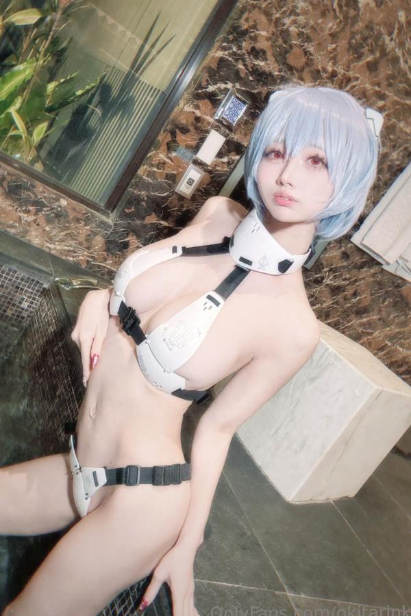   沖田凜花Rinka - Ayanami Rei 绫波丽COS 浴室湿身大尺度性感比基尼写真第13张图片
