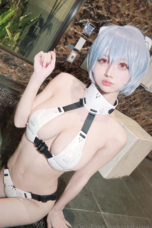   沖田凜花Rinka - Ayanami Rei 绫波丽COS 浴室湿身大尺度性感比基尼写真第15张图片