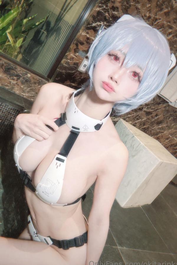   沖田凜花Rinka - Ayanami Rei 绫波丽COS 浴室湿身大尺度性感比基尼写真第17张图片