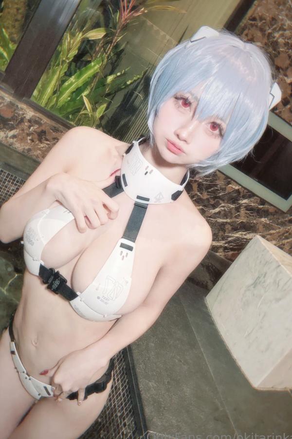   沖田凜花Rinka - Ayanami Rei 绫波丽COS 浴室湿身大尺度性感比基尼写真第18张图片