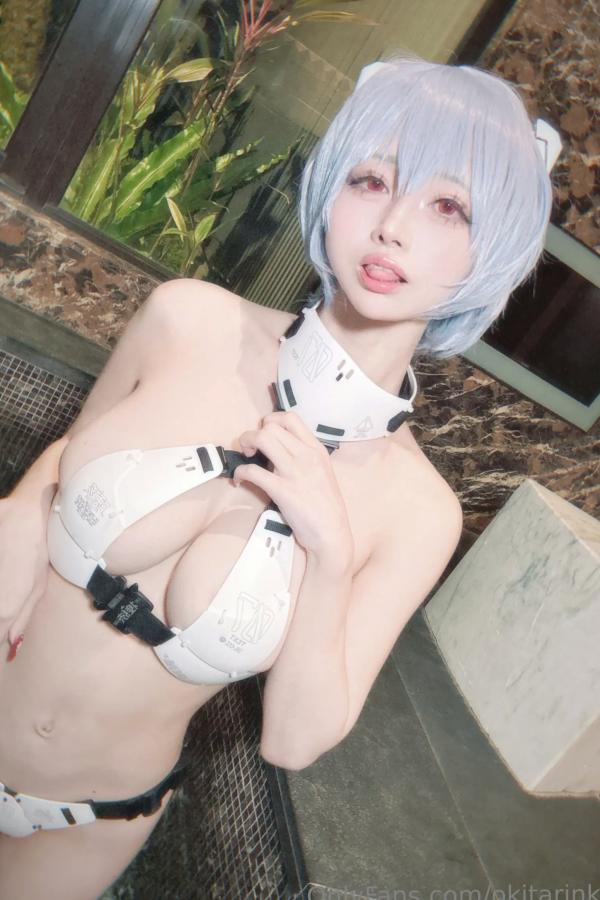   沖田凜花Rinka - Ayanami Rei 绫波丽COS 浴室湿身大尺度性感比基尼写真第19张图片