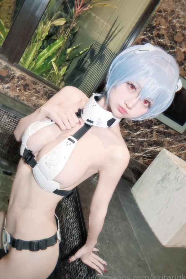   沖田凜花Rinka - Ayanami Rei 绫波丽COS 浴室湿身大尺度性感比基尼写真第23张图片