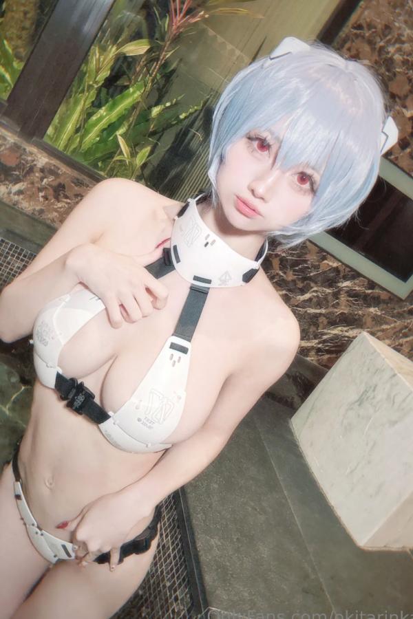   沖田凜花Rinka - Ayanami Rei 绫波丽COS 浴室湿身大尺度性感比基尼写真第25张图片