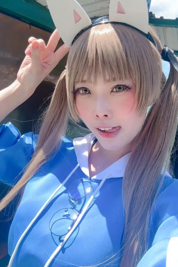   Maou Mo - Kazekura Moe 蔚蓝档案风仓萌COS写真 性感角色扮演养眼美腿第23张图片
