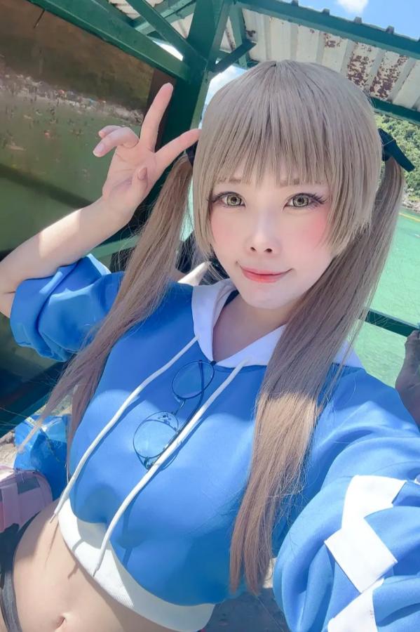   Maou Mo - Kazekura Moe 蔚蓝档案风仓萌COS写真 性感角色扮演养眼美腿第24张图片