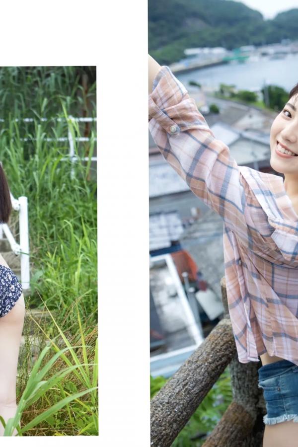   西野夢菜《田舎へ帰ろう》日本清纯女神海边沙滩比基尼户外治愈系写真第19张图片