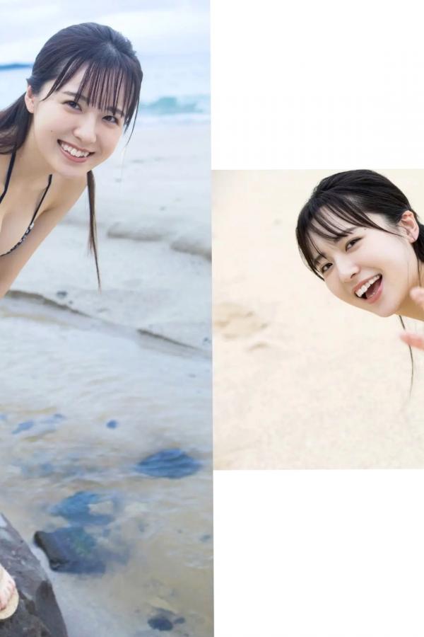   西野夢菜《田舎へ帰ろう》日本清纯女神海边沙滩比基尼户外治愈系写真第22张图片
