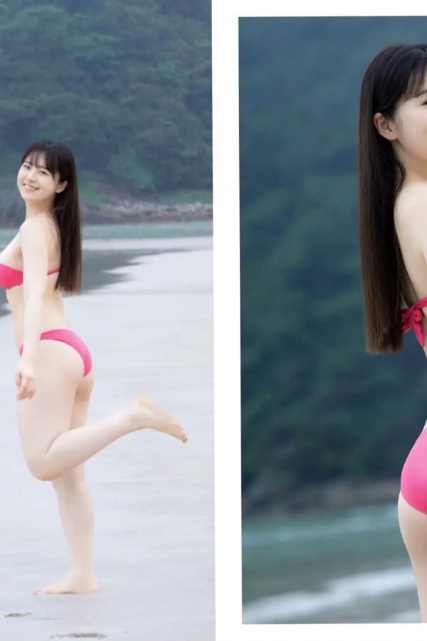   西野夢菜《田舎へ帰ろう》日本清纯女神海边沙滩比基尼户外治愈系写真第24张图片