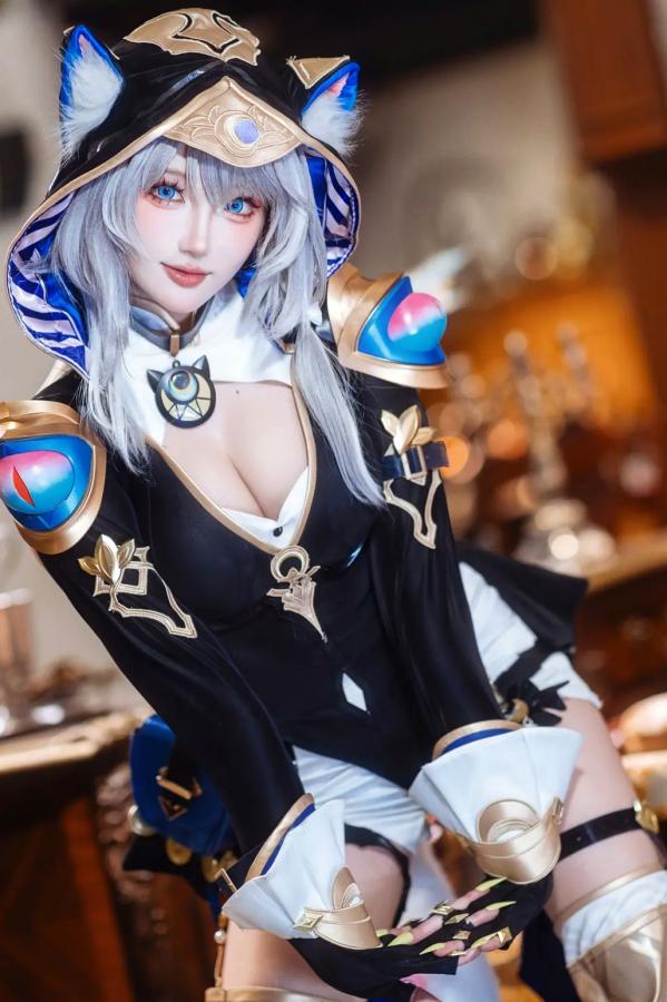   瓜希酱 - 崩坏 星穹铁道 赛飞儿 室内复古写真 性感美腿极品Cosplay第6张图片