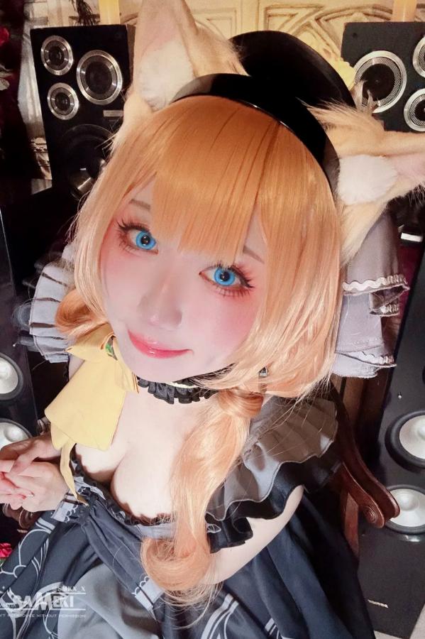    Sameki - Blue Archive Mari 蔚蓝档案玛丽猫耳哥特风Cosplay美图第2张图片