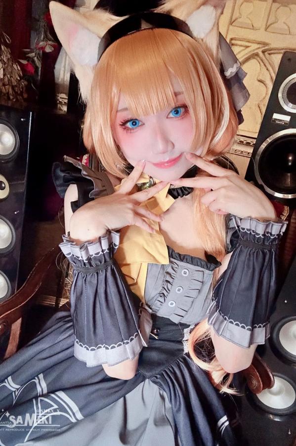    Sameki - Blue Archive Mari 蔚蓝档案玛丽猫耳哥特风Cosplay美图第3张图片