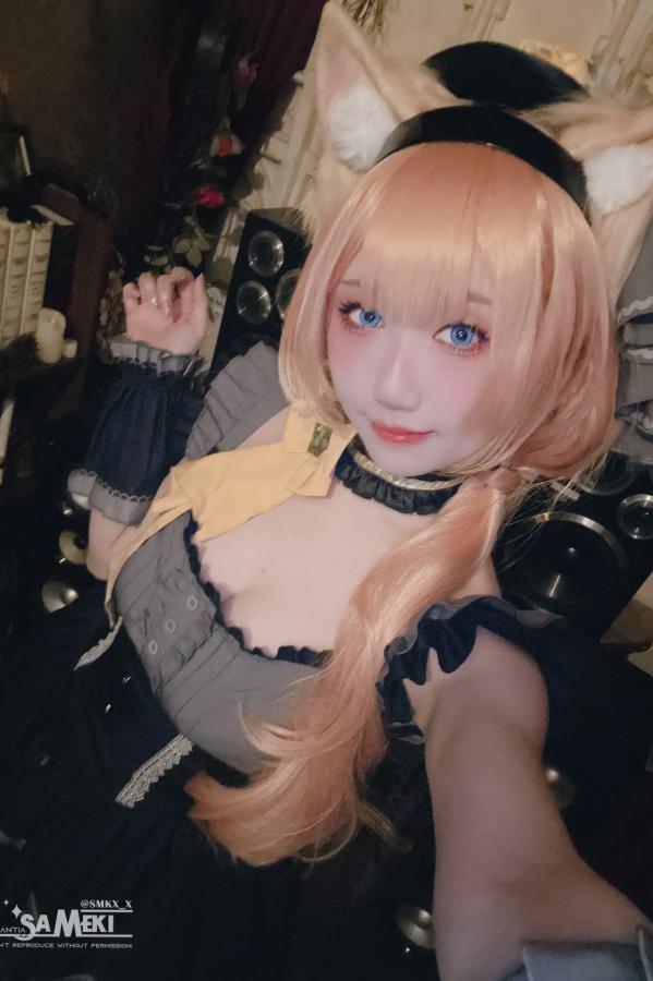    Sameki - Blue Archive Mari 蔚蓝档案玛丽猫耳哥特风Cosplay美图第7张图片