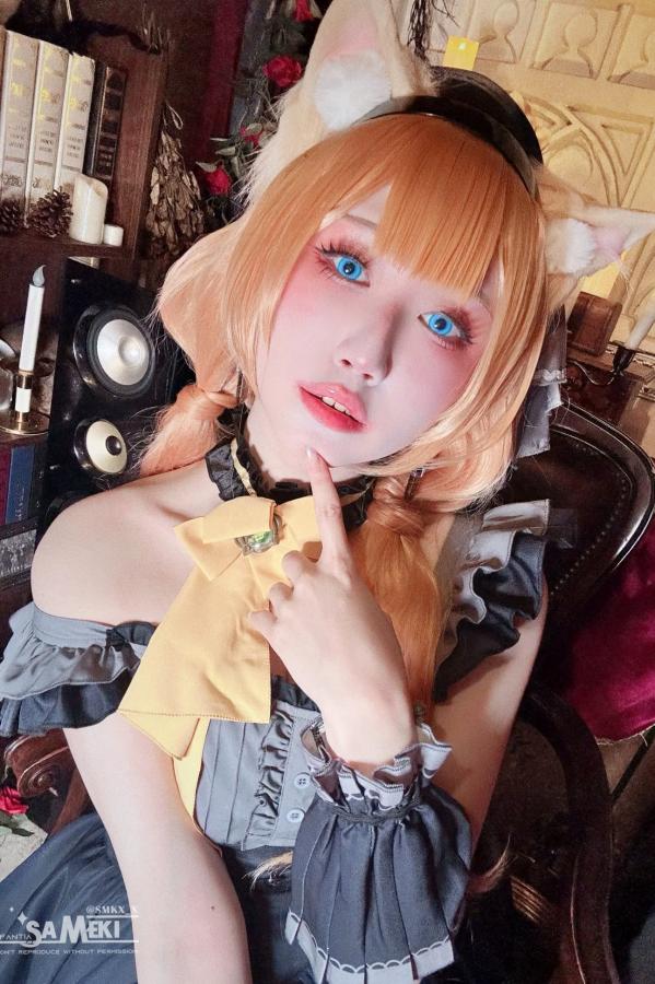    Sameki - Blue Archive Mari 蔚蓝档案玛丽猫耳哥特风Cosplay美图第9张图片