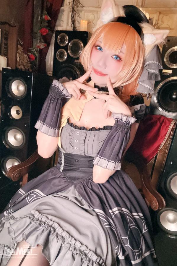    Sameki - Blue Archive Mari 蔚蓝档案玛丽猫耳哥特风Cosplay美图第14张图片