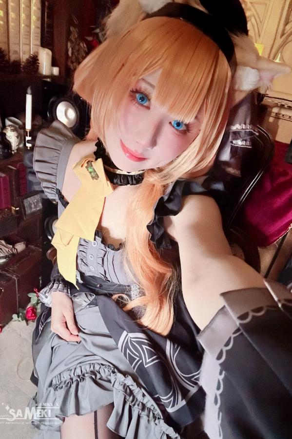    Sameki - Blue Archive Mari 蔚蓝档案玛丽猫耳哥特风Cosplay美图第15张图片