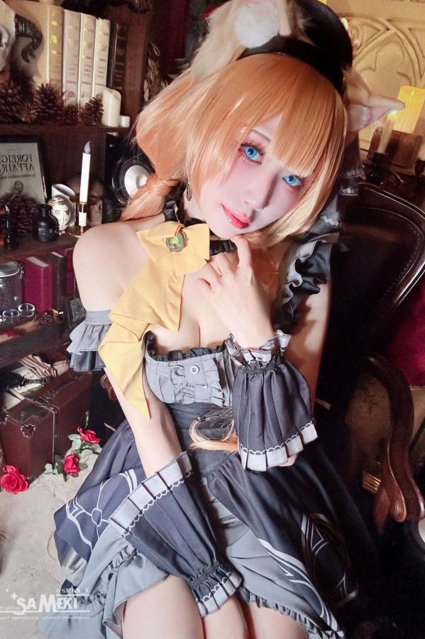    Sameki - Blue Archive Mari 蔚蓝档案玛丽猫耳哥特风Cosplay美图第16张图片